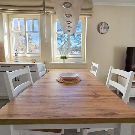 Dünenpark - Komfortplus Mit 1 Schlafzimmer Und Balkon Im Obergeschoss 302 Apartamento Binz